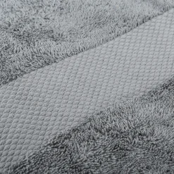 Casa Viva Toalla de ducha de algodón gris oscuro Vic 70x140cm - 500 gr/m² Sale