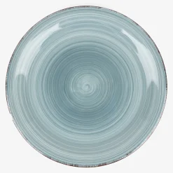 Casa Viva Vajilla de 18 piezas de gres azul claro Vita Best