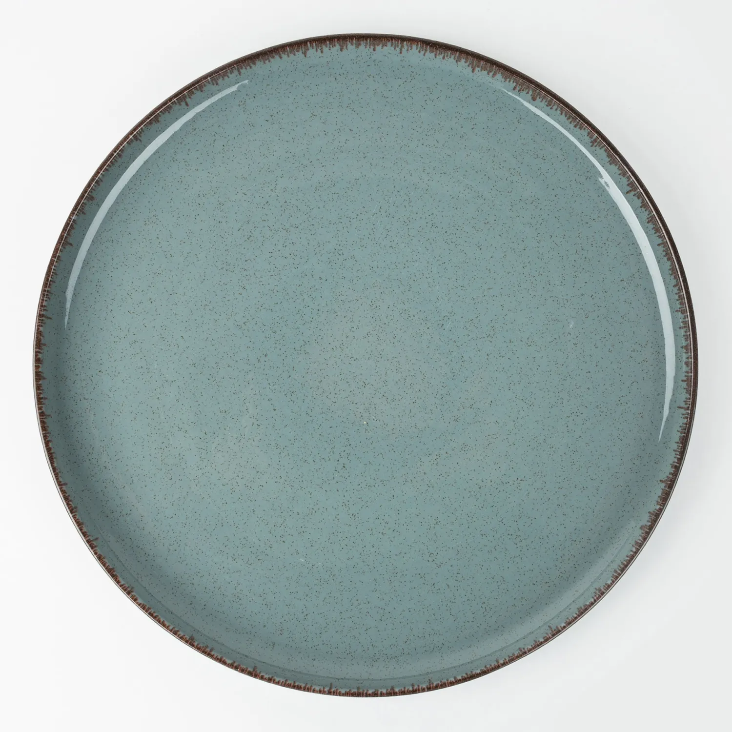 Casa Viva Vajilla de 12 piezas de porcelana azul Olite Hot