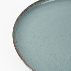 Casa Viva Vajilla de 12 piezas de porcelana azul Olite Hot