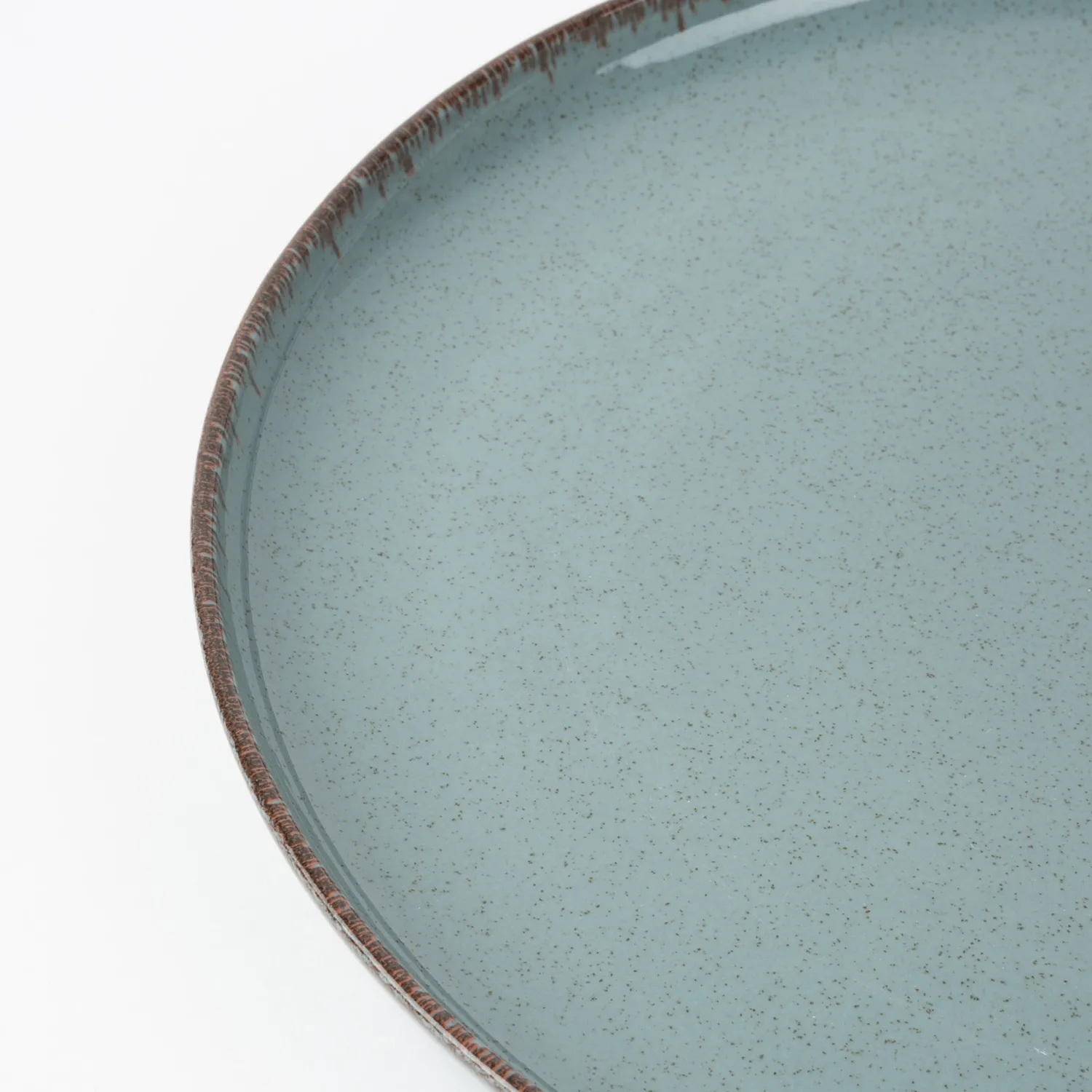 Casa Viva Vajilla de 12 piezas de porcelana azul Olite Hot