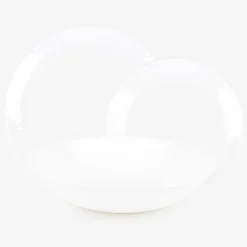 Casa Viva Vajilla de porcelana de 18 piezas blanca de arcopal Yelen Hot