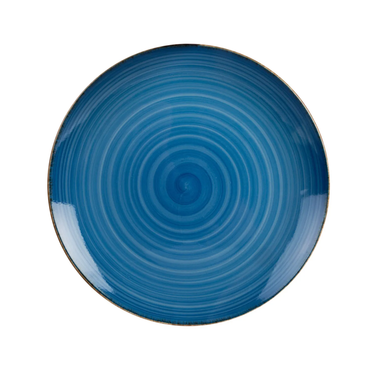 Casa Viva Vajilla de porcelana de 18 piezas de gres azul Vita Sale