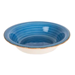 Casa Viva Vajilla de porcelana de 18 piezas de gres azul Vita Sale