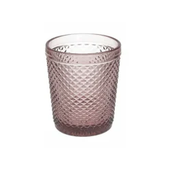 Casa Viva Vaso cristal rosa Diamante 30cl Hot