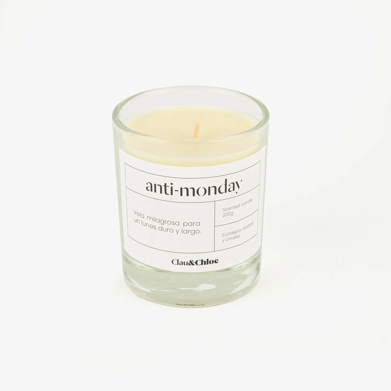Casa Viva Vela aromática Anti-Monday 200g Ø9x10cm Clau&Chloe New
