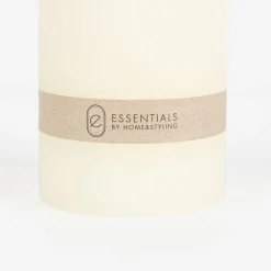 Casa Viva Vela decorativa cilindro crema Kanea Ø7x10cm Outlet