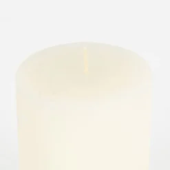Casa Viva Vela decorativa cilindro crema Kanea Ø7x10cm Outlet