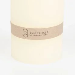 Casa Viva Vela decorativa cilindro crema Kanea Ø7x14cm