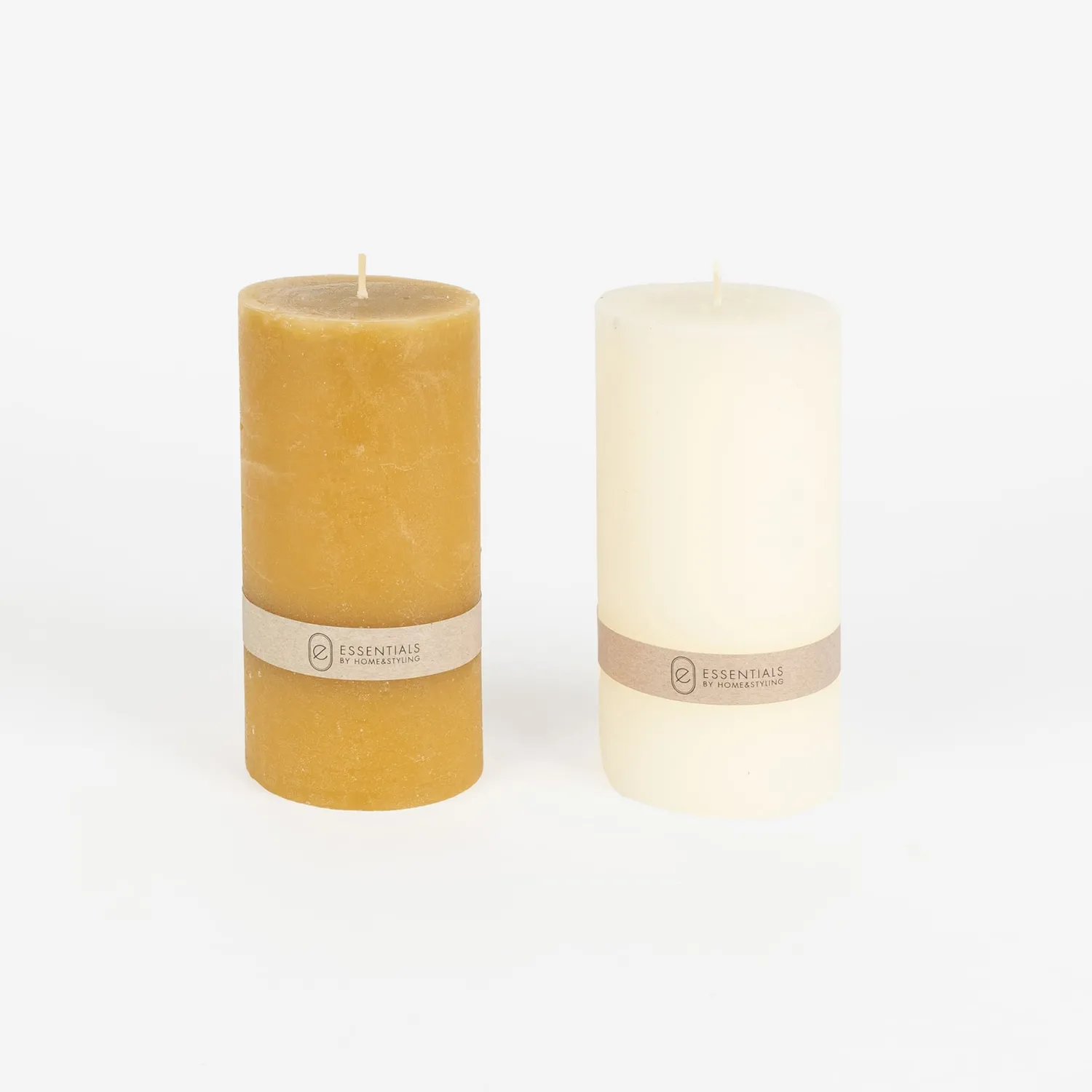 Casa Viva Vela decorativa cilindro crema Kanea Ø7x14cm