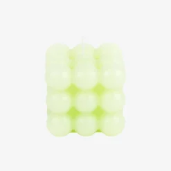 Casa Viva Vela decorativa verde Cubic 6x6cm
