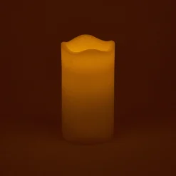 Casa Viva Vela LED con temporizador marfil Ø7x13cm Sale