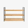 Casa Viva Zapatero de bambú con 3 estantes Kabil 70x33x48cm Clearance