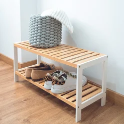 Casa Viva Zapatero de bambú Oliver 69x24x31cm Outlet
